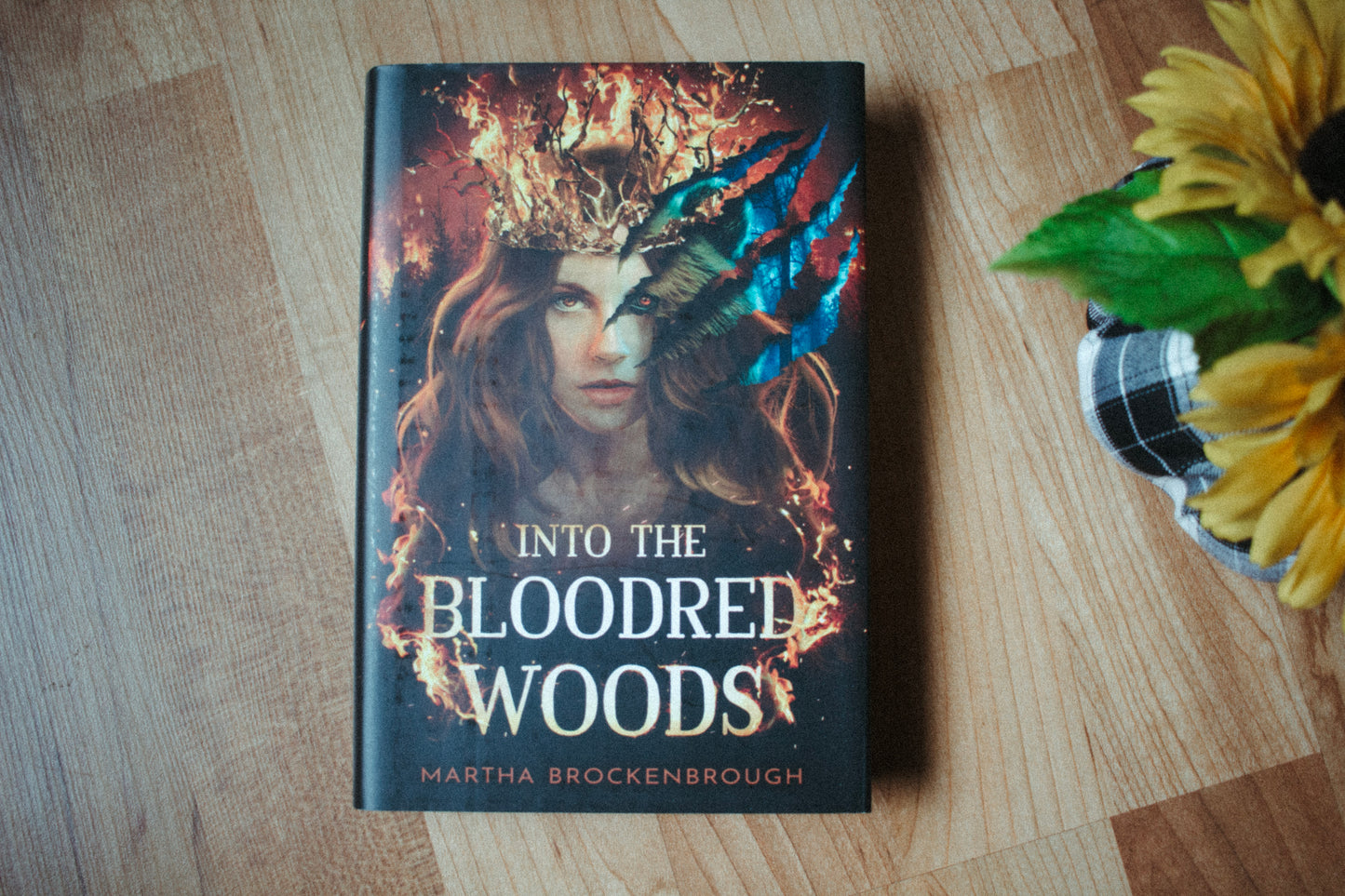 Into the Bloodred Woods by Martha Brockenbrough (NEW)