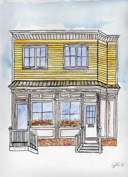 Custom Home/Building Illustration (Original Artwork)