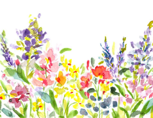 In Her Garden Postcard