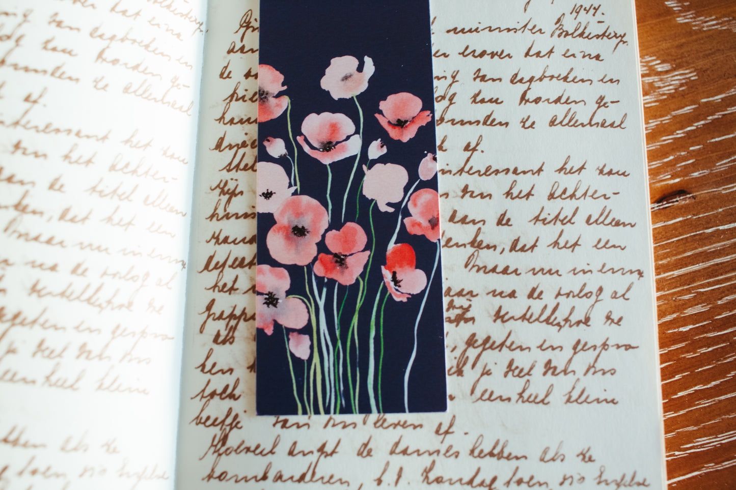 Poppy Bookmark